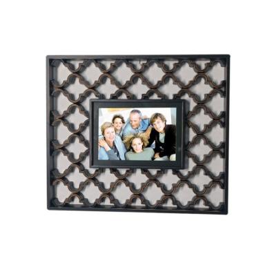 China Environmental friendly HANDMADE ANTIQUE wood picture frame for photo, home accents table decor and gifts wooden photo frame for sale