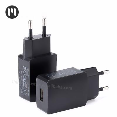 China Mobile Phone Factory In Usb Running Usb Fast Charging Eu Plug Charger Wall 5w Android Mobile Phone Charger For Samsung xiaomi Huawei for sale