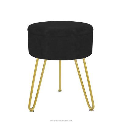 China Low Stools Celebrity Web Storage Household Household Stool Stool Lightweight Nordic Velvet Stools for sale