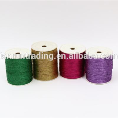 China Factory wholesale waterproof gold and silver metallic 8spun yarn for sale