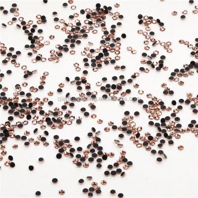 China Flatback Wholesale 10# Champagne DMC Crystal Hot Fix Rhinestone for sale