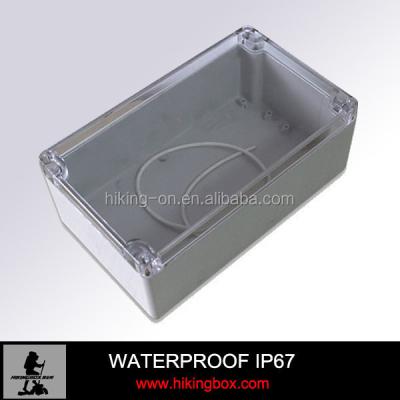 China ip65 fence, ip67 aluminum waterproof pcb industrial waterproof plastic enclosure, ip65 electrical plastic waterproof enclosure HIKINGBOX for sale