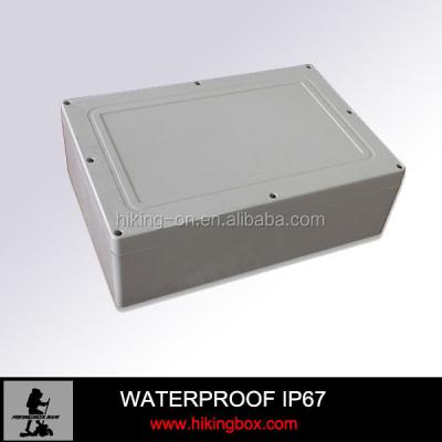 China Outdoor sealed ABS PC IP65 plastic electronic enclosure / plastic junction box HPE037 380*260*120mm for sale