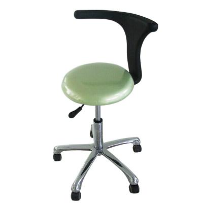 China Comfortable Rolling Backrest Stool Dental Surgical Plastic Chair For Medical Clinic RJ-2232 for sale