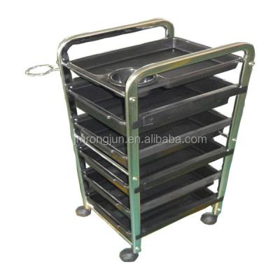 China Modern five layers nail beauty cart/beauty salon cart for sale