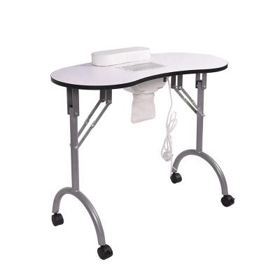 China Contemporary Manicure Table Nail Beauty Equipment Beauty Salon Furniture Folding Nail Table for sale