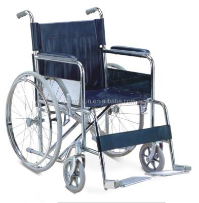 China Steel Wheelchair Plating Rehabilitation Therapy Supplies solid wheel for sale