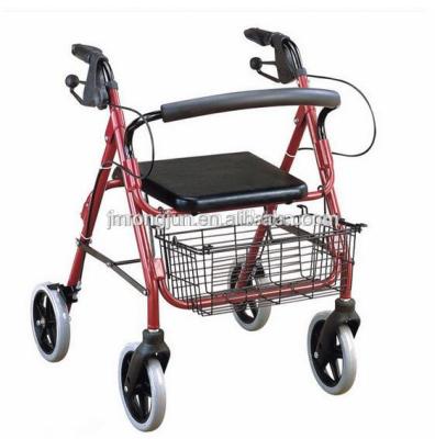 China home use hospital outdoor aluminum folding walker rollator /walker rollator for disabled RJ-J465L for sale