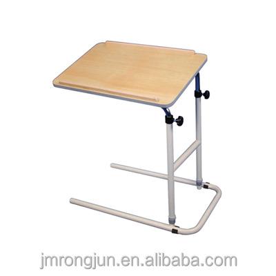 China Mechanical overbed table U shape adjustable table PANEL of the height for sale