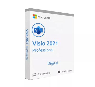 China Online 24 Hours MS Visio 2021 1PC 100% Visio Pro Online License 2021 Professional Online Digital License Key 1PC Send By Email Digital for sale