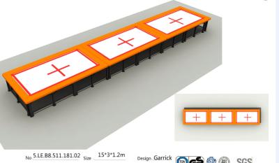 China 45M2 Chinese Latest Design Professionla Jumping Area for  Indoor Trampoline Park for sale