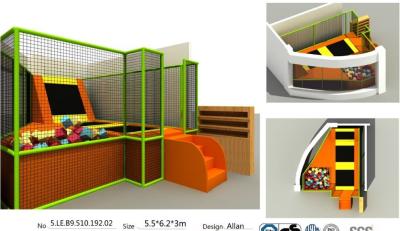 China 34M2 Chnia Indoor Trampoline Park with Good Quality and Lowest Price TUV Kids Sky Zone for sale