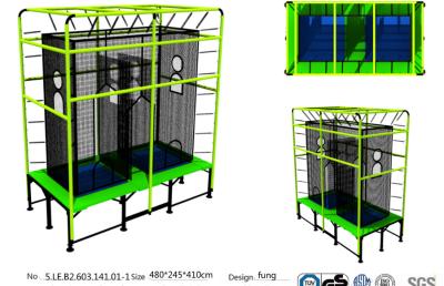 China 11 M2 Chinese Commercial Trampoline/ Gymnastics Trampoline Park/ Funny Kids Indoor Trampoline for sale