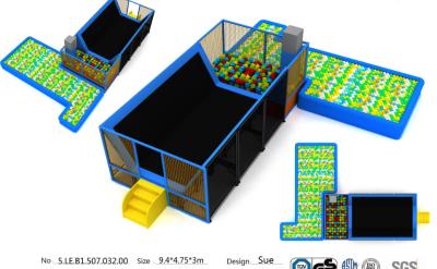 China 46M2  Attractive Trampoline  Kids Indoor Trampoline Park/ Indoor Trampoline Center/ Amusenment Jumping Club for sale