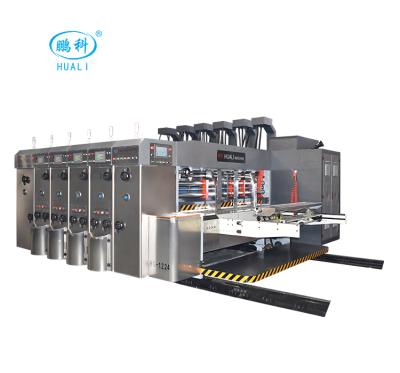 China Paper Forming Machine Corrugated Cardboard Used Cardboard 3 Color Flexo Printer Slotter Die Cutter Packing Machine for sale