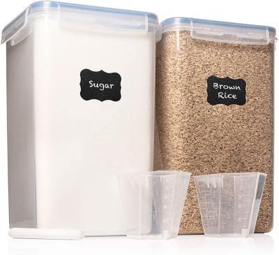 China FOOD STROAGE Customized Food Storage Containers Sets of 2 6.5L 220OZ Airtight Food Storage Containers for Flour, Sugar, Baking Supplies for sale