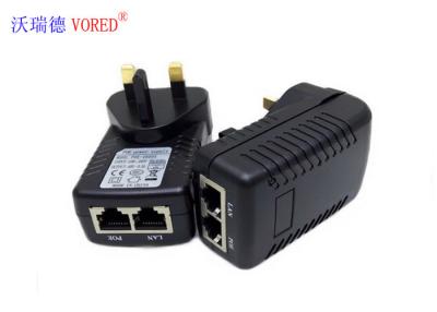 China UK Plug Power Over Ethernet Power Supply Short Circuit / Over Voltage Protection for sale