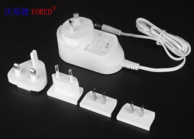 China 24W Interchangeable Power Adapters 100 - 240V AC Input  High Speed Charging for sale