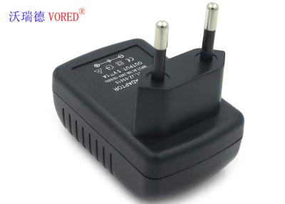 China 5 Watt Player AC DC Wall Adapter With Black EU Plug PC ABS Material for sale