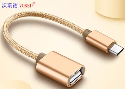 China USB To Type C Micro USB Data Transfer Cable , OTG Mobile Phone USB Cable for sale