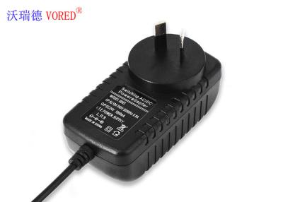 China 24 Volt Surveillance Camera Power Supply Black Color OVP / OCP Protection for sale