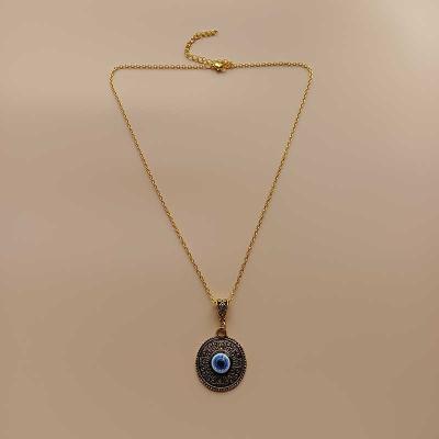 China CLASSIC Classic Chain Necklaces Stainless Steel Fashion Devil Eye Necklace Animal Jewelry For Women for sale