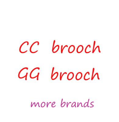 China ALLOY fashion brands brooch jewelry luxury designer cc gg brooches pins for women for sale