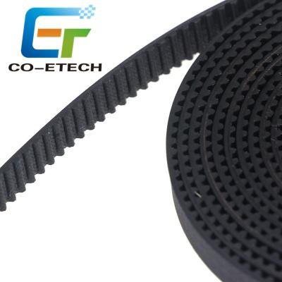 China Building Material Shops 6mm Rubber Open Timing Belt Black 2GT GT2 Belt For 3D Printer for sale