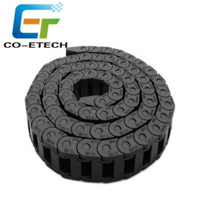 China Building Material Stores Cable Chain 1M Nylon Black Drag 7*10 10*10 10*15 10*20 10*30 10*40mm For Wire Carrier Power Chain Cableveyor for sale