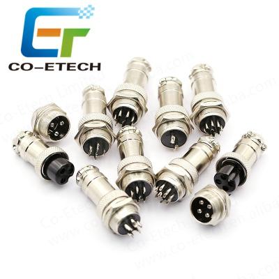 China | GX16 2/3/4/5/6/7/8/9/10 Pin Male Plug Female Socket 16mm Aviation Connector Cable Connector for sale