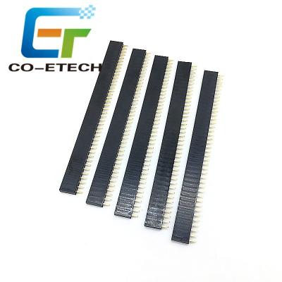 China For Eclectic Single Row 1X40P Female 40 PIN Strip Connector 1*40 Straight Size 8.5mmFor DIY for sale