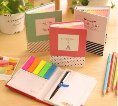 China Self Adhesive School Supplies Notebook Diary Stationery Notepad Memopad Removable Sticky Notes for sale