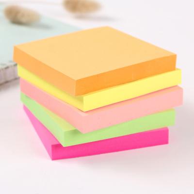 China Custom Wholesale Self Adhesive Colored Paper 3x3 Notepad Super Sticky Notes for sale