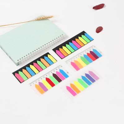 China Promotional Self Adhesive Colorful PET Page Marker Sticky Notes For Office / School for sale