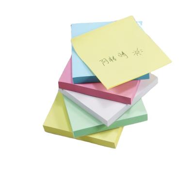 China Yiwu HengXin custom sticky notes 3*3inch glue office&school good paper self-adhesive stationery for sale