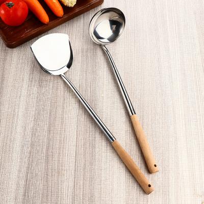 China Viable hot sale household utensils restaurant stainless steel spatula spoon kitchen utensils cooking tools for sale