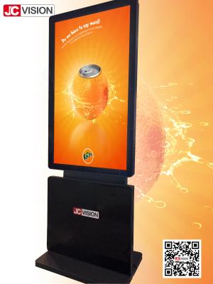 China JCVISION Android 128GB Digital Signage Display Floor Stand & Ceiling Hanging Design for sale