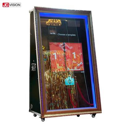 China Newest 55 Inch 65 Inch Magic Photo Booth Interactive Selfie Mirror for sale