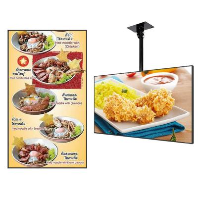 China JCVISION LED Panel TFT 32 Inch Digital Menu Display Wall Mounted for sale