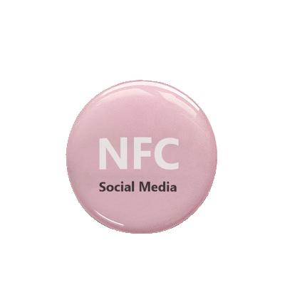 China Factory Supplier Customized Design NFC Sticker Epoxy Epoxy Tag Waterproof/Phone Waterproof For Social Media Sharing for sale