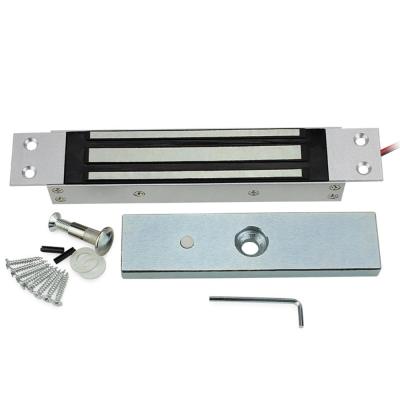 China Metal Housing Factory Price 12V 500mA Magnetic Locks For Doors And Cabinet With 600lbs Pull for sale