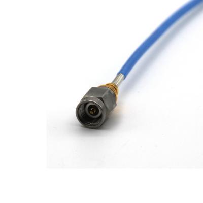 China Microwave 2.92mm Male To Male 2.92mm RF Connector With .085 Cable for sale