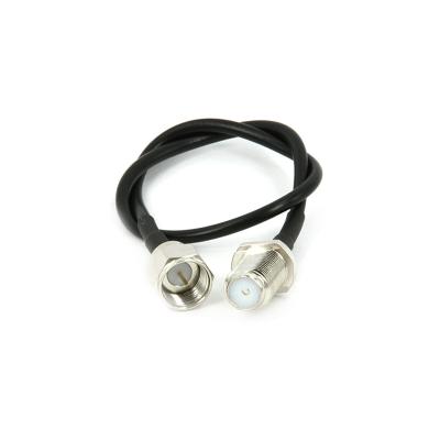 China RF 75 Ohm F Type Male To F Female Connector For RG 179 Cable Assembly for sale