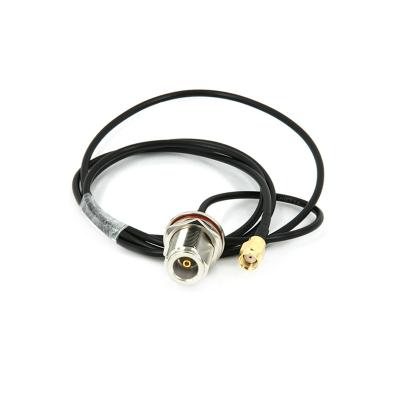 China Female RF N Feedthrough To Male RP SMA Plug With RF Coaxial Cable for sale