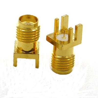 China RF SMA Female Connector Edge Mount On PCB for sale