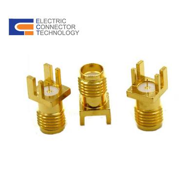 China Female RF SMA RF Coaxial Connector to PCB for sale