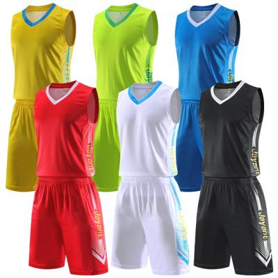 China High Quality Private Order Design Breathable White Sets All Black Basketball Uniform For Men for sale