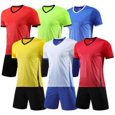 China Sets Mask Wholesale Custom Cheap Sports Training Quick Dry Mens Wear Football Uniform for sale