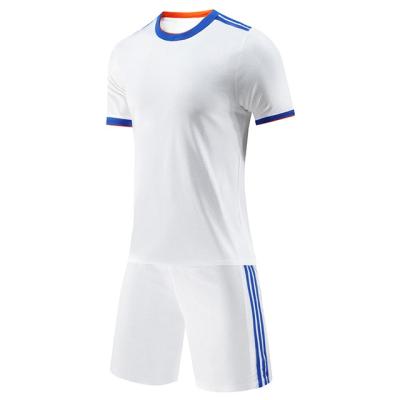 China Custom Soccer Jersey Sports Jersey Sets Plain Breathable Football Uniform For Field for sale