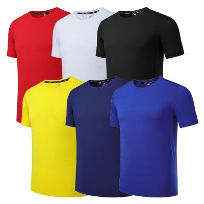 China Breathable Wholesale Premium Customize Black Quick Dry Simple Men Sport T Shirt for sale